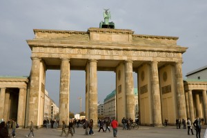 Berlin, capital of Germany. Brandenburg Gate.