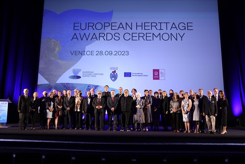 Cérémonie de remise des Prix européens du patrimoine 2023 à Venise : 5 Grands Prix et le Prix du Public dévoilés