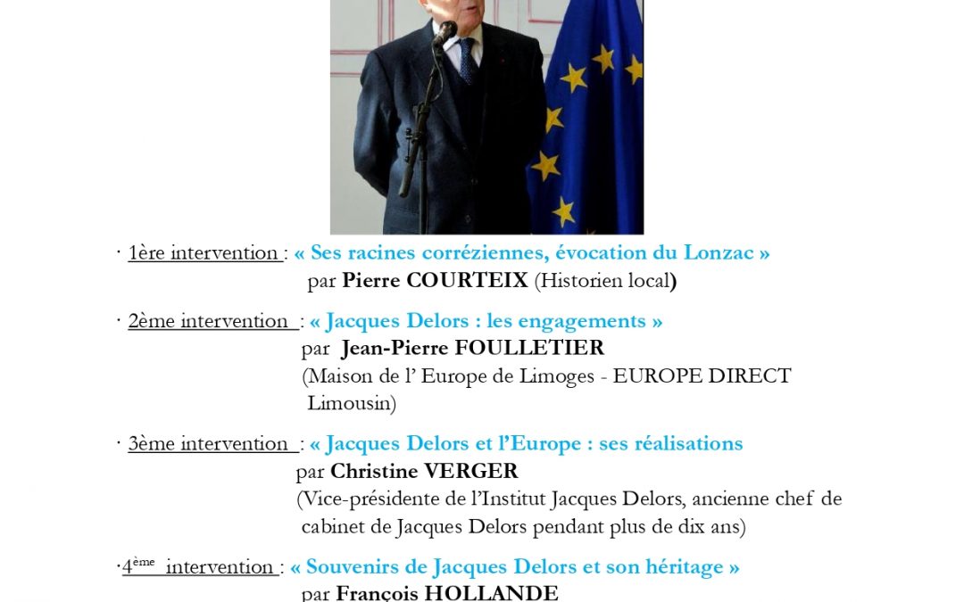 Soirée hommage à Jacques Delors