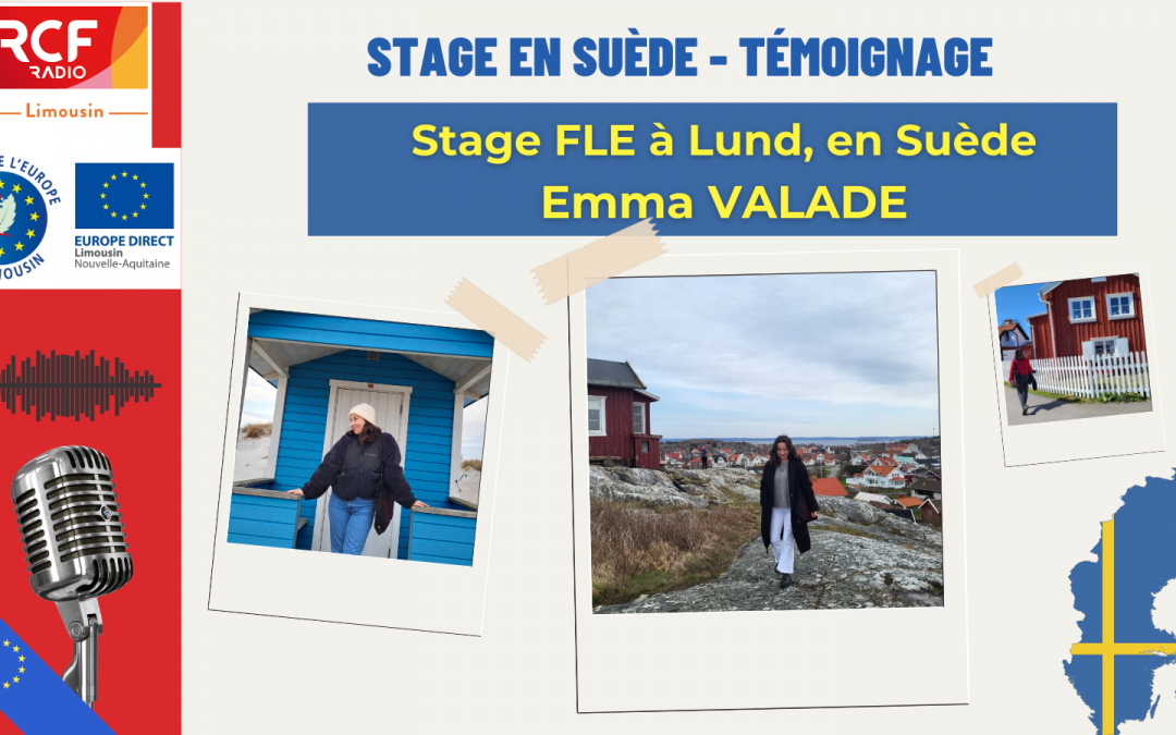 Stage FLE en Suède avec Emma VALADE