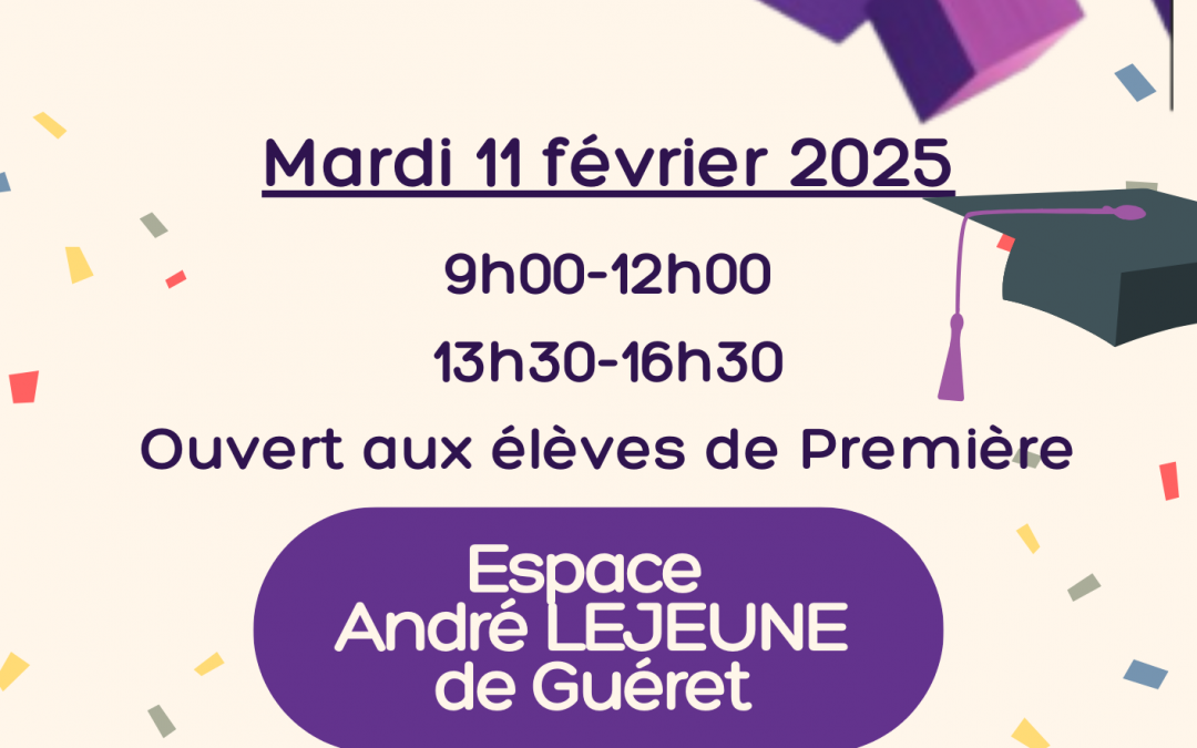 Forum post-bac – Guéret – mardi 11 février 2025