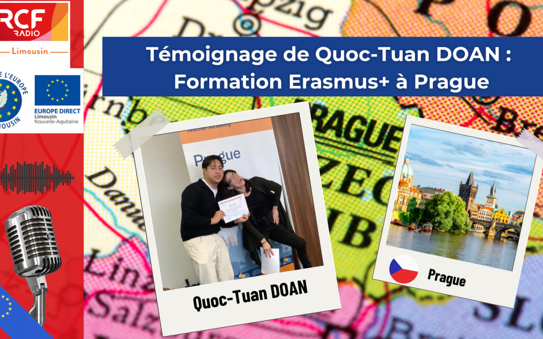 Témoignage de Quoc-Tuan DOAN : Formation Erasmus+ à Prague