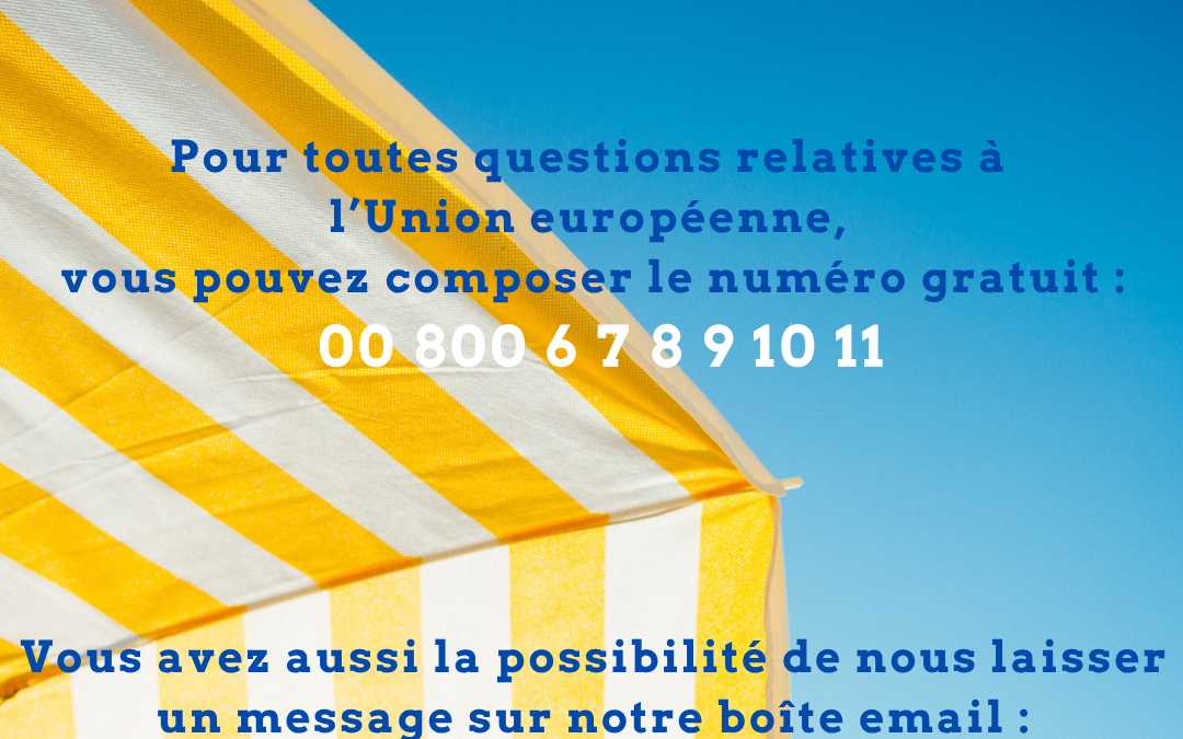 Fermeture estivale du 1er au 16 août 2026 inclus