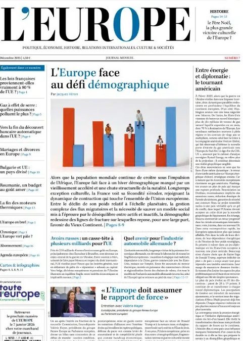L’EUROPE a enfin son journal !