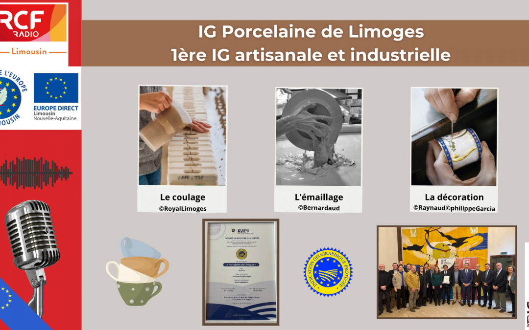 IG Porcelaine de Limoges : 1ère IG artisanale et industrielle