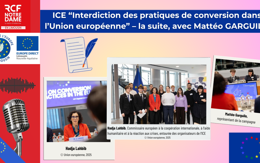 ICE “Interdiction des pratiques de conversion dans l’Union européenne” – la suite, avec Mattéo GARGUILO