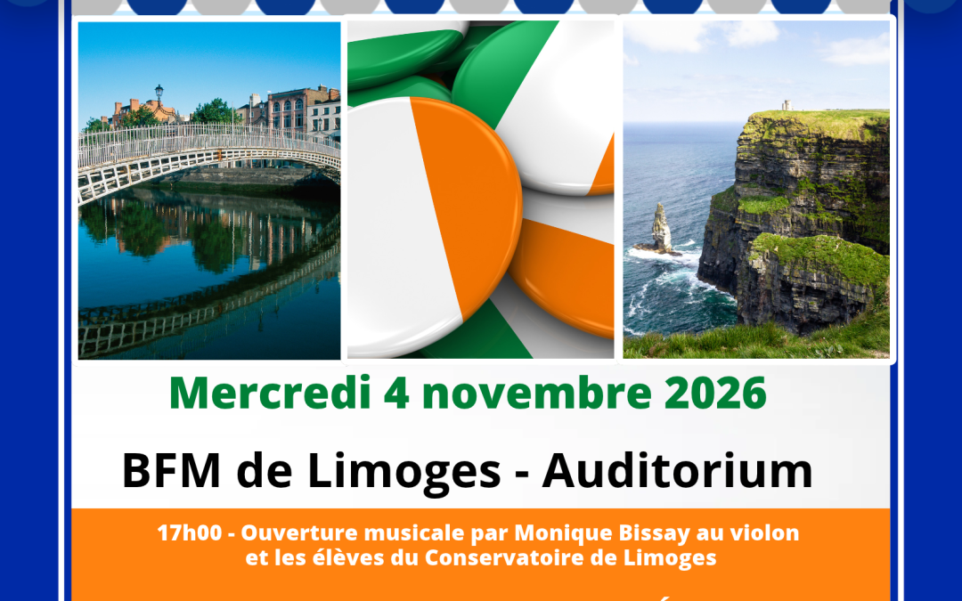 Café de l’Europe : « L’Irlande, un État-région » – 4 novembre 2026 – Limoges