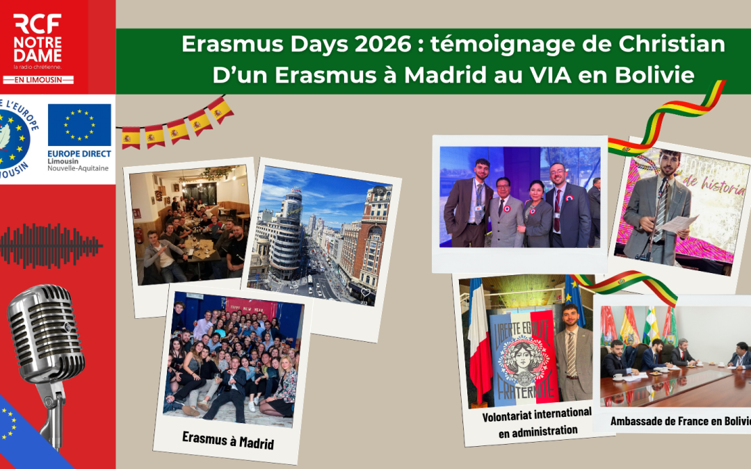 Erasmus Days 2026 – Témoignage de Christian : D’un Erasmus à Madrid au VIA en Bolivie